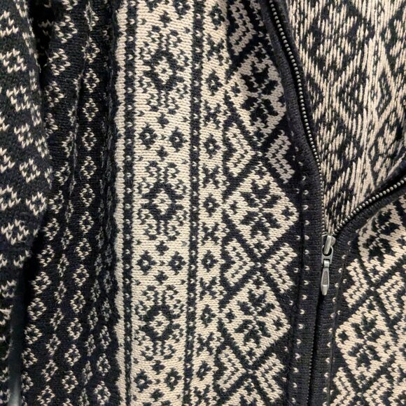 Vintage Nomadic Traders Norwegian Style Zip-Up Cardigan - Large - Picture 3 of 8